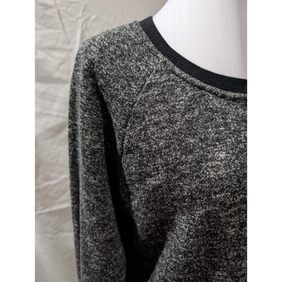 Fabletics Keeva Pullover Heather Gray Black Women's Size XL Sweatshirt Shirt Top - Picture 3 of 15